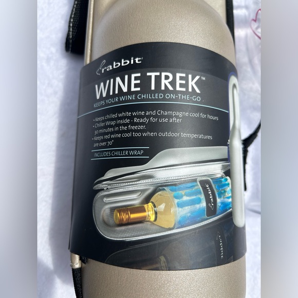 Wine Lovers Gift Set Wine Chiller Carry Case and Tervis Unbreakable Wine Glass - Picture 3 of 16